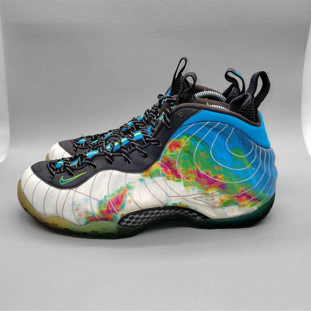 Nike Foamposite 1 'Weatherman' Basketball Sneakers Mens Size‎ 9 Multicolor Shoes